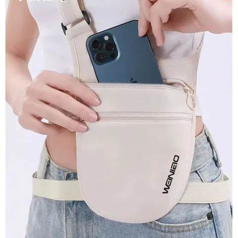 Riñonera Deportiva Antirrobo Ultraligera con Bloqueo RFID