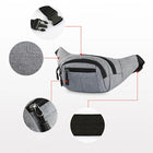 Riñonera Deportiva Impermeable de Nailon - Estilo Coreano, Multifuncional