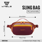 Riñonera Grande Unisex - Bolso Bandolera Casual de Cintura