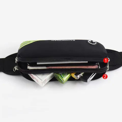 Riñonera Deportiva Grande: Bolsa Multifuncional Ligera y Transpirable para Correr