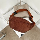 Riñonera de Cintura para Mujer - Bolso Bandolera Casual de Lona