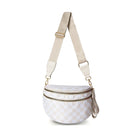 Riñonera de Cintura para Mujer - Bolso Bandolera de Nylon Negro Casual