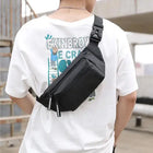 Riñonera Deportiva Impermeable Multiusos para Hombre - Bolsa de Cintura y Hombro