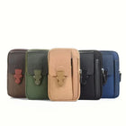 Riñonera Deportiva Hombre - Bolsa Pequeña de Lona para Teléfono 4 Pulgadas