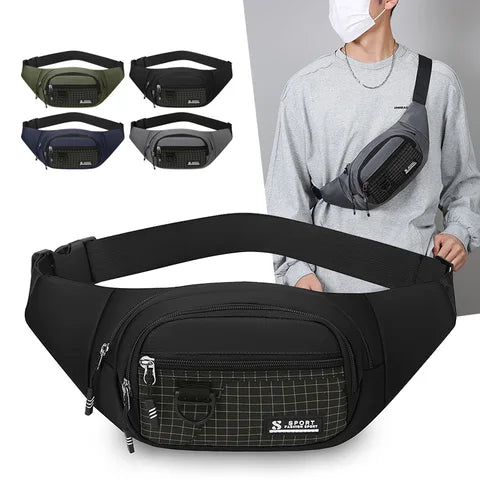 Riñonera Deportiva Grande, Ultrafina y Antirrobo para Running y Fitness
