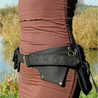 Riñonera Deportiva Steampunk Medieval - Bolsa de Cintura Vintage con Compartimento para Móvil
