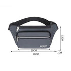 Riñonera de Viaje para Mujer - Bolsa de Cintura Grande Casual y Espaciosa