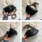 Riñonera Deportiva Elegante de Piel Sintética para Mujer - Suave y Versátil