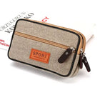 Riñonera Deportiva 2 Capas: Bolsa Móvil Horizontal y Vertical para Camping