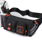 Riñonera Deportiva Impermeable Multifuncional - Bolsa Sling de Nylon para Viajes y Deporte