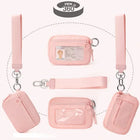 Riñonera Deportiva Impermeable de Poliéster con Porta Tarjetas y Bolsa para Muñeca