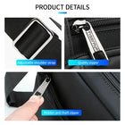 Riñonera Deportiva Impermeable Hombre - Bolso Bandolera Antigolpes para iPad 9.7