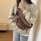 Riñonera Deportiva para Mujer: Bolsa Antirrobo con Estampado Leopardo, Cómoda y Ajustable