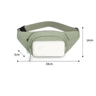 Riñonera Deportiva Grande de Nailon - Resistente y Espaciosa para Teléfono