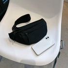 Riñonera Deportiva Grande con Correa Ajustable para Hombro - Ideal para Running, Viajes y Festivales