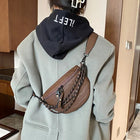 Riñonera Deportiva Mujer - Bolso Cintura Cuero Invierno con Compartimento para Teléfono