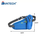 Riñonera Deportiva Grande Impermeable Multifuncional con Portabotellas para Correr y Ciclismo