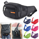 Riñonera Deportiva Impermeable de Nylon Multicolor para Viajes