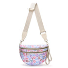 Riñonera de Cintura para Mujer - Bolso Bandolera de Nylon Negro Casual