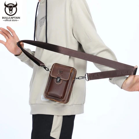 Riñonera Deportiva de Cuero Crazy Horse - BULLCAPTAIN