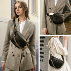 Riñonera Deportiva de Cuero Genuino para Mujer - Bolso Bandolera Elegante