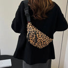 Riñonera Deportiva con Estampado de Leopardo para Mujer - Bolsa de Cintura Urbana