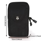Riñonera Deportiva Vintage Oxford 6.5 Pulgadas - Bolsa Cruzada para Hombre y Mujer