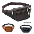 Riñonera Deportiva Hombre - Bolso Bandolera de Piel Sintética, Elegante y Moderna