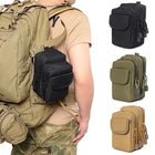 Riñonera Deportiva Unisex de Nylon Negra con Bolsillo para Teléfono - Perfecta para Running, Senderismo y Camping