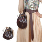 Riñonera Deportiva Medieval Vintage de Cuero - Bolsa de Cintura 448C