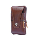 Riñonera Deportiva de Cuero Clásica - Bolso de Cintura para Hombre