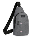 Riñonera de moda para hombre - Bolso bandolera grande de un hombro