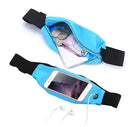 Riñonera Deportiva Impermeable con Pantalla Táctil para Correr - Nailon Resistente