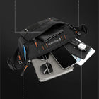 Riñonera de Viaje para Hombre de Nylon - Bolso de Cintura Multifuncional y Resistente