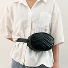 Riñonera Deportiva Mujer - Bolso Bandolera de Piel Sintética para Viajes