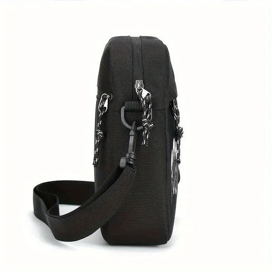 Riñonera de Cintura para Hombre - Bolso Bandolera Casual Color Negro
