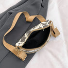 Riñonera Deportiva Elegante de Imitación Piel con Cadena para Mujer
