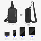 Riñonera de Cintura para Hombre - Bolso Bandolera Casual Mini