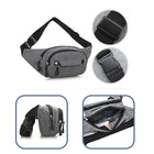 Riñonera Deportiva Unisex Impermeable con Cremallera