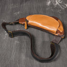Riñonera de Moda para Hombre de Cuero Genuino - Bolso Pecho Elegante