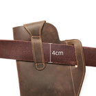 Riñonera Deportiva de Cuero Vintage para Hombre - Bolsa Cruzada para Móvil