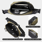 Riñonera de Cintura para Hombre - Bolso Bandolera Casual
