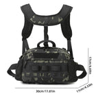 Riñonera Táctica para Hombre - Mochila de Pecho y Cintura Multiusos