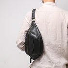 Riñonera de Cuero Vintage para Hombre - Bolso de Piel Elegante
