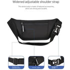 Riñonera Deportiva Impermeable para Hombre - Bolsa de Pecho y Cintura Multifuncional