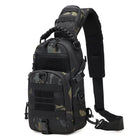 Riñonera Táctica para Hombre - Mochila Bandolera Sling MOLLE para Camping, Senderismo y Pesca