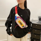 Riñonera Deportiva de Bloques de Color - Bolsa Multiusos para Teléfono y Accesorios