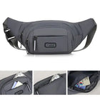 Riñonera Deportiva Grande Impermeable Antirrobo de Nailon