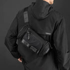 Riñonera Deportiva Hombre Nylon Multibolsillos - Bolso Cintura Impermeable para Running, Viajes y Senderismo
