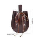Riñonera Deportiva Medieval Vintage de Cuero - Bolsa de Cintura 448C